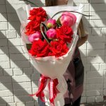 Сборный букет &laquo;Розовое счастье&raquo;