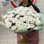 Букет с хризантемами &laquo;Мечта&raquo;