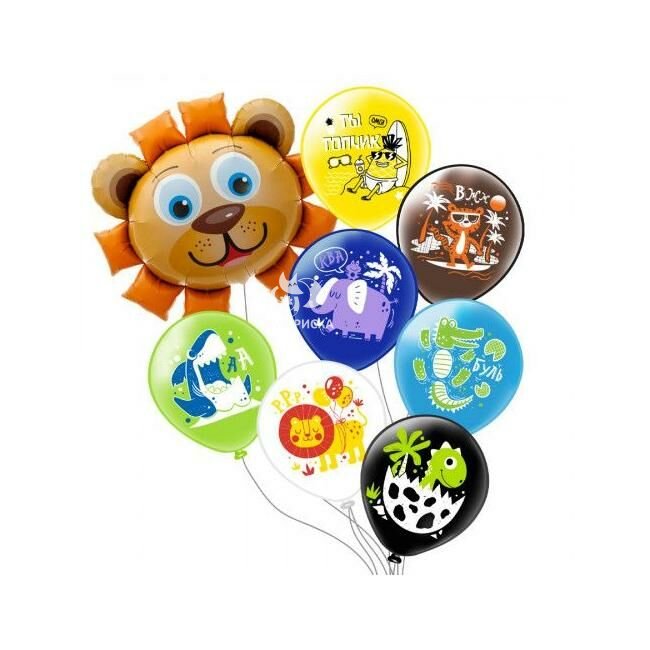 Воздушные шары с гелием  &laquo;Лев&raquo;