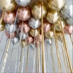 Шары с гелием  под потолок  &laquo;Блестящие&raquo;