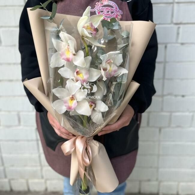 Букет с орхидеей &laquo;Пленяющий взгляд&raquo;