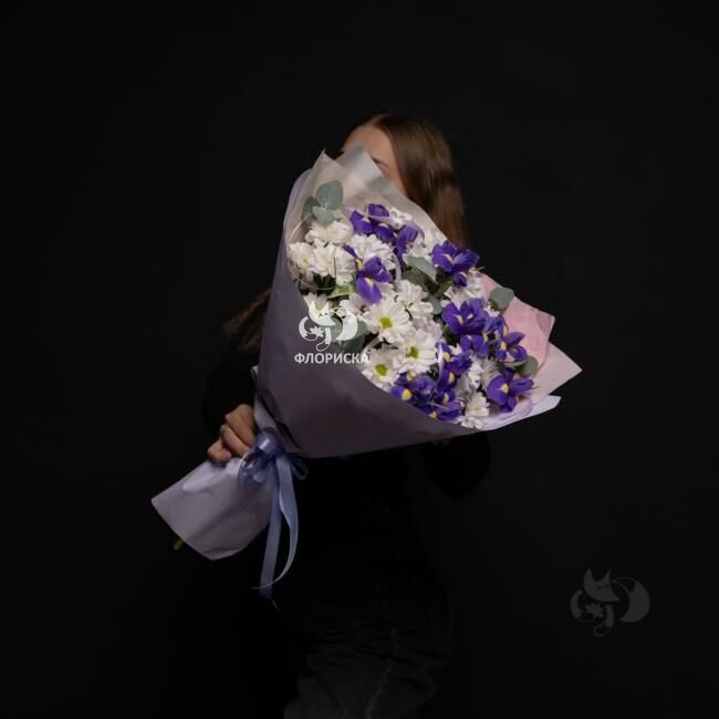 Сборный букет &laquo;Анютины глазки&raquo;