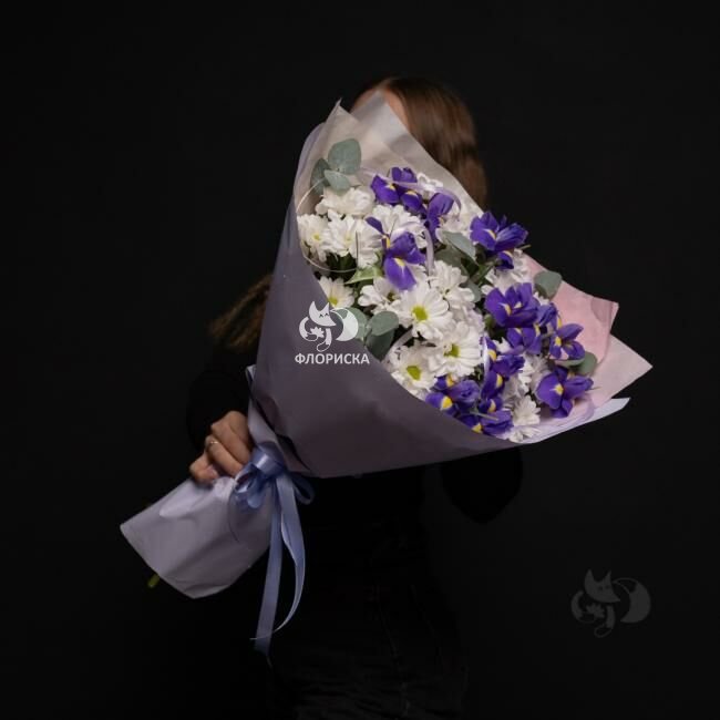 Сборный букет &laquo;Анютины глазки&raquo;