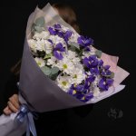 Сборный букет &laquo;Анютины глазки&raquo;