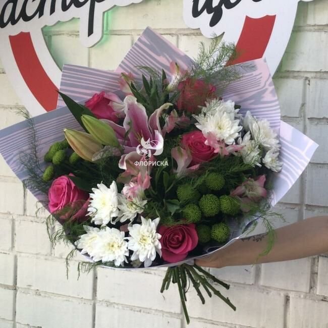 Сборный букет &laquo;Пудинг&raquo;