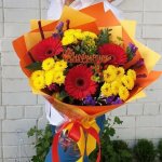 Сборный букет &laquo;Оранжевое лето&raquo;
