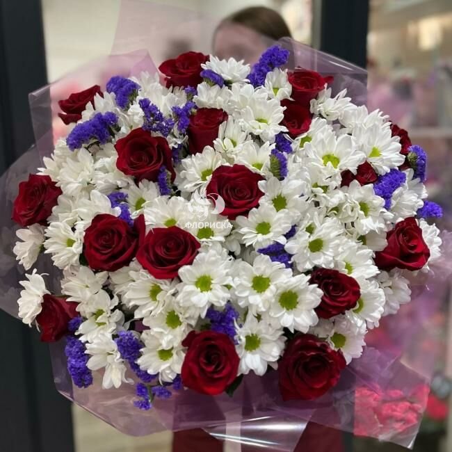 Сборный букет &laquo;Нежная страсть&raquo;