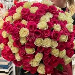 Букет из 101 розы &laquo;Цветочный рай&raquo;